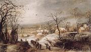 Joos de Momper Winter Landscape oil painting artist